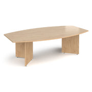 Arrow head leg radial boardroom table