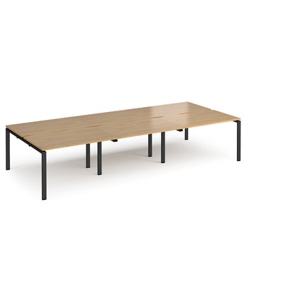 Adapt triple back to back desks 1600mm deep - E3616-K-O