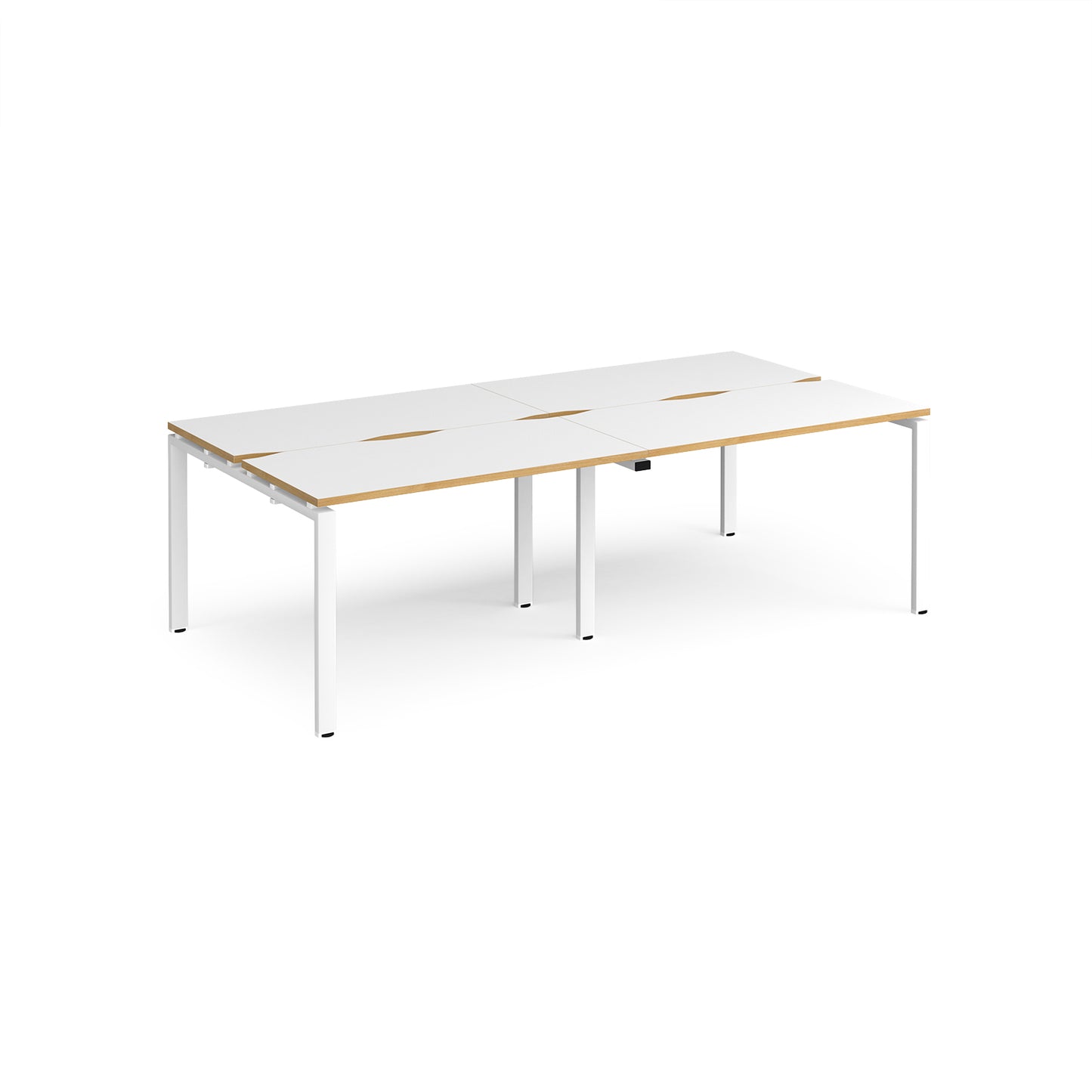 Adapt double back to back desks 1200mm deep - E2412-WH-WO