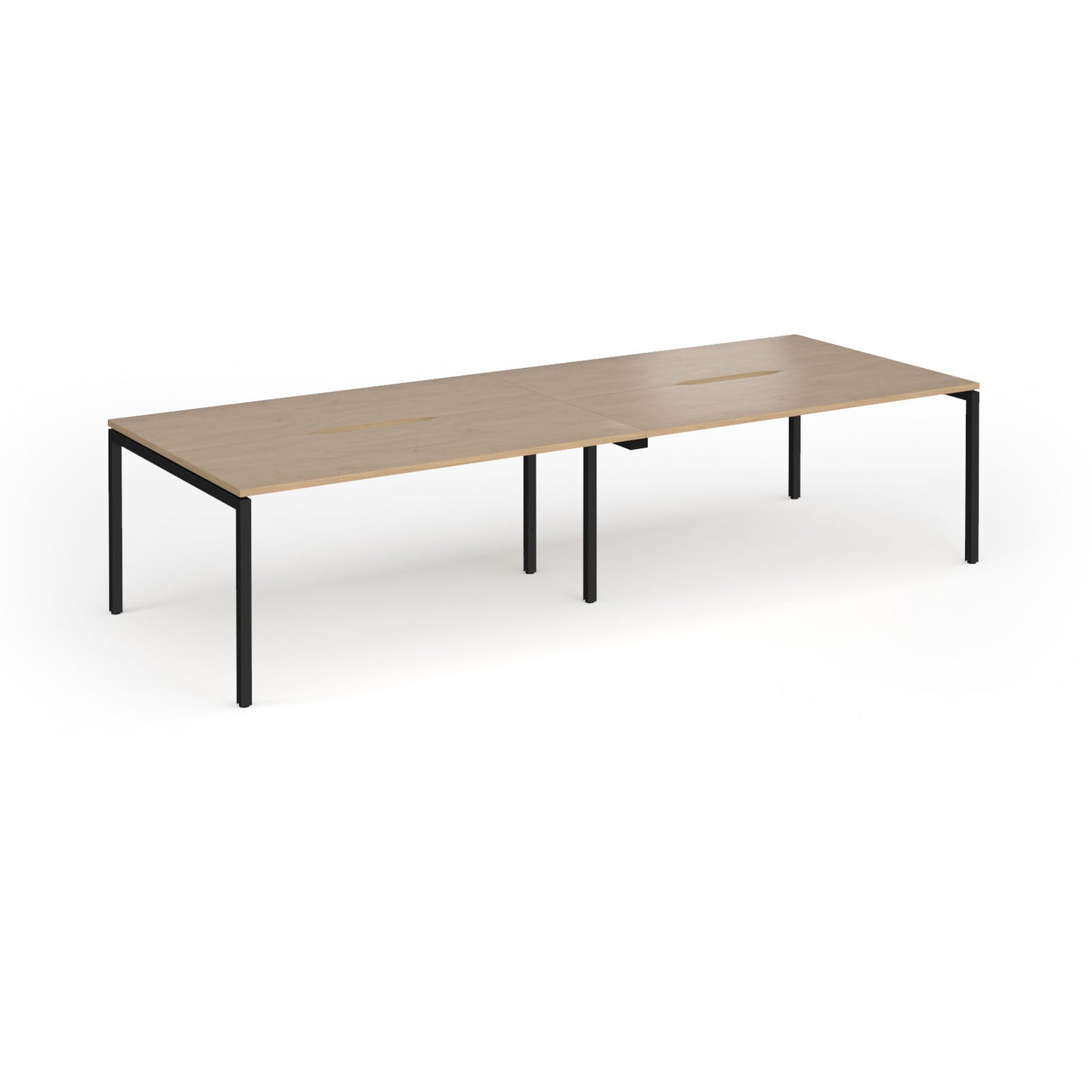 Connex Plus Goal Post Double Back to Back Desks 1200mm deep - GCO3212-K-KO