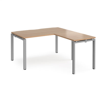 Adapt straight desk with return - ER1488-S-B
