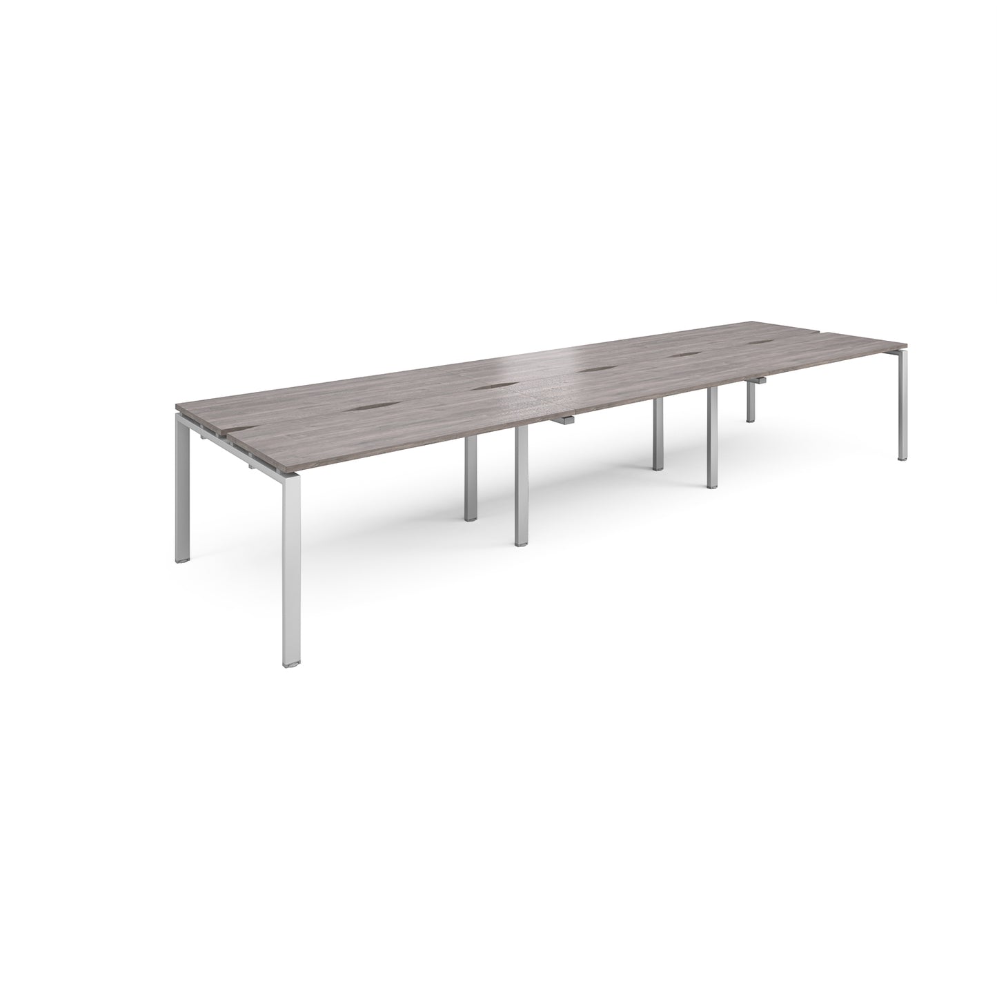 Adapt sliding top triple B2B desks 1200mm deep - STE4212-S-GO