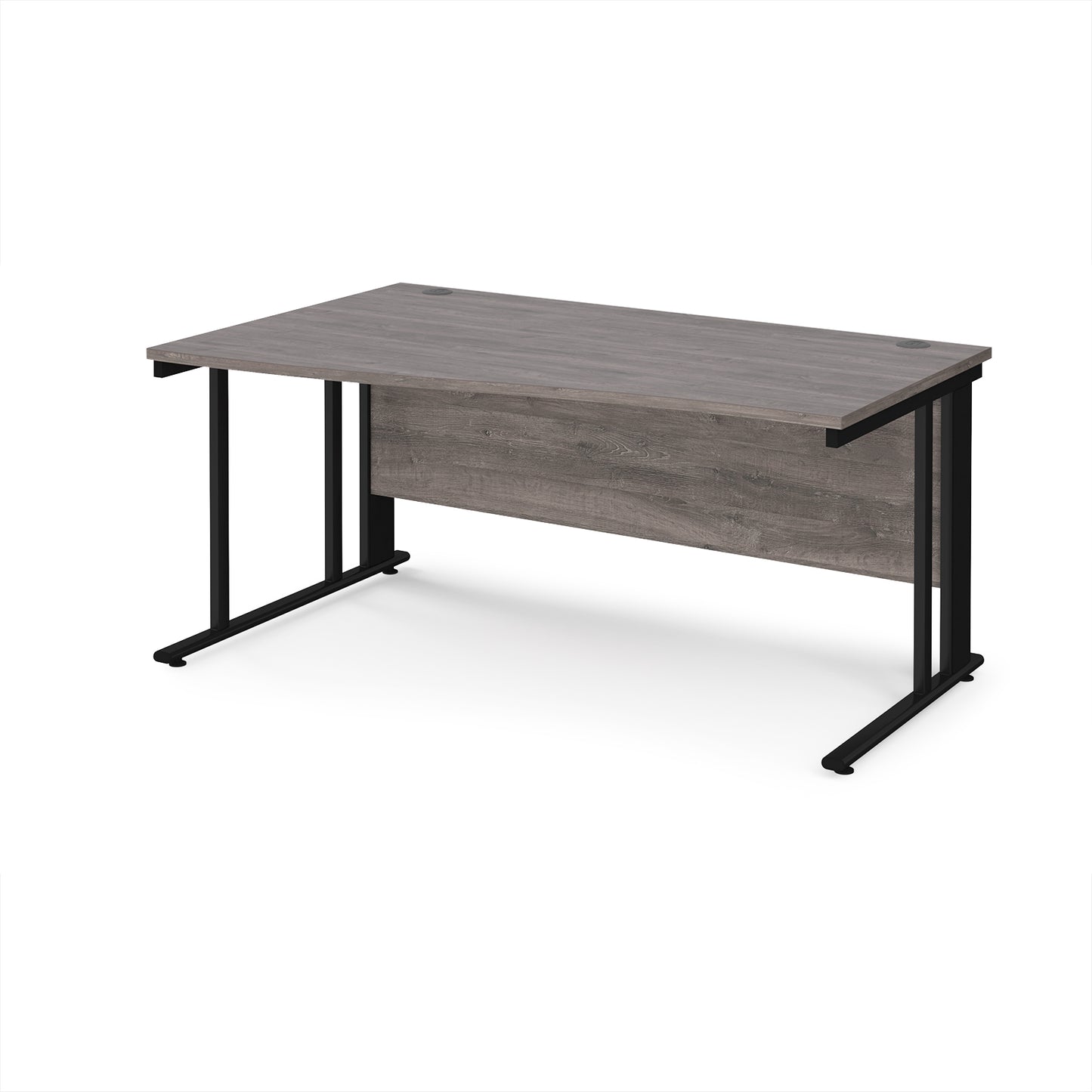 Maestro 25 cable managed left hand wave desk - MCM16WLKGO