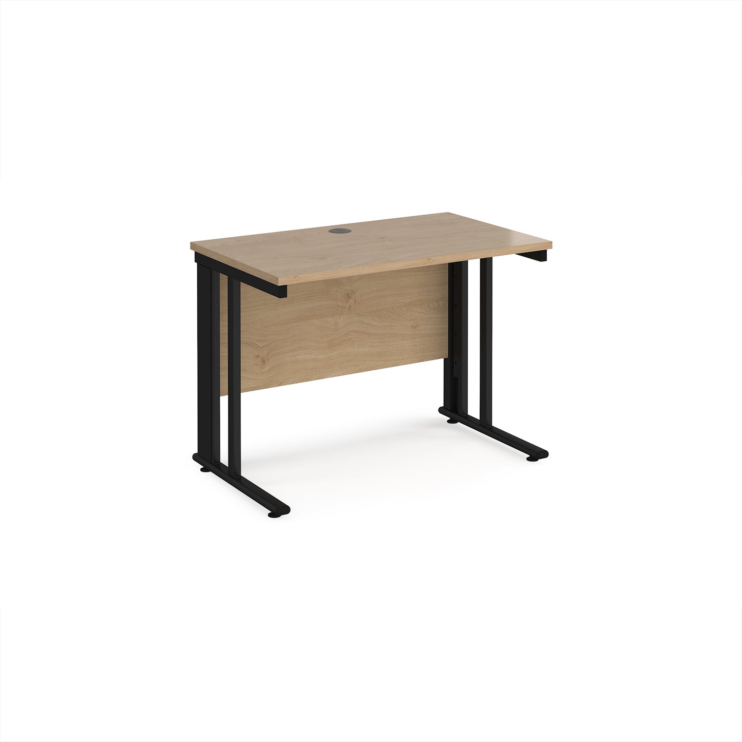 Maestro 25 cable managed 600mm deep desk - MCM610KKO