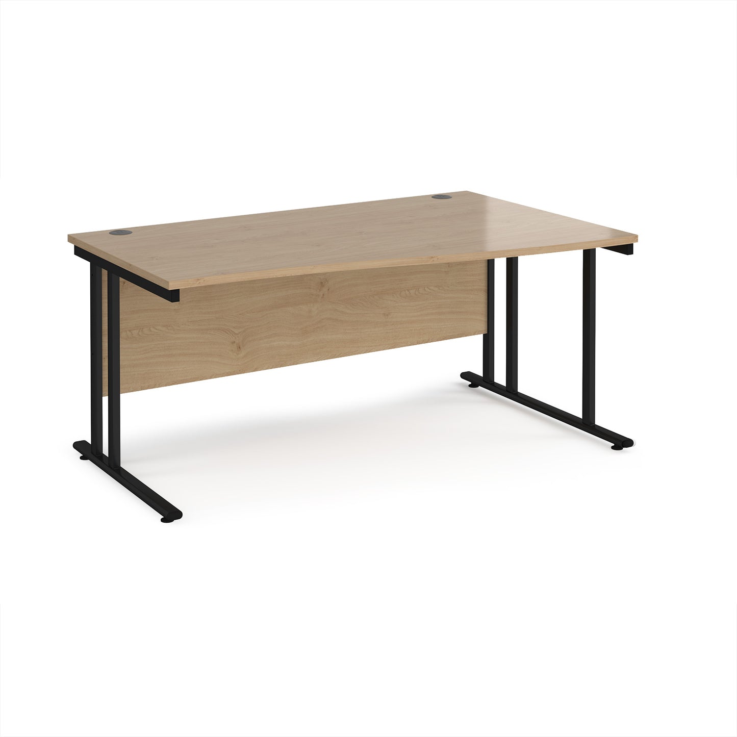 Maestro 25 cantilever right hand wave desk - MC16WRKKO