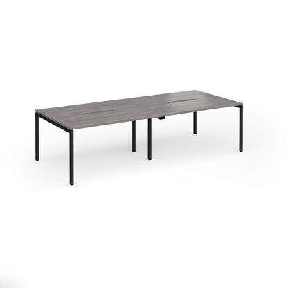 Connex Plus Goal Post Double Back to Back Desks 1200mm deep - GCO2812-K-GO