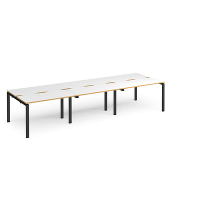 Adapt triple back to back desks 1200mm deep - E3612-K-WO
