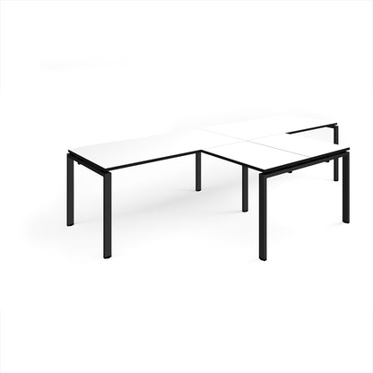 Adapt double desk with returns - ER3288-K-WK
