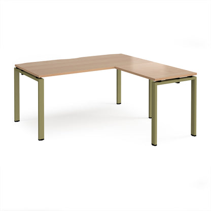 Adapt straight desk with return - ER1688-GN-B