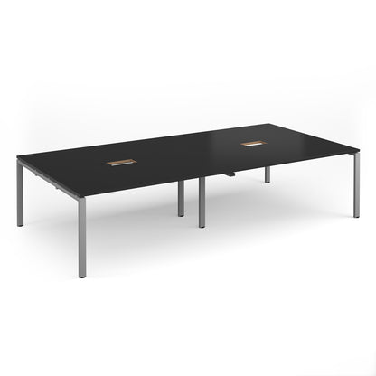 Adapt rectangular power ready boardroom table - EBT3216-CO-S-BK