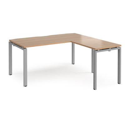 Adapt straight desk with return - ER1688-S-B
