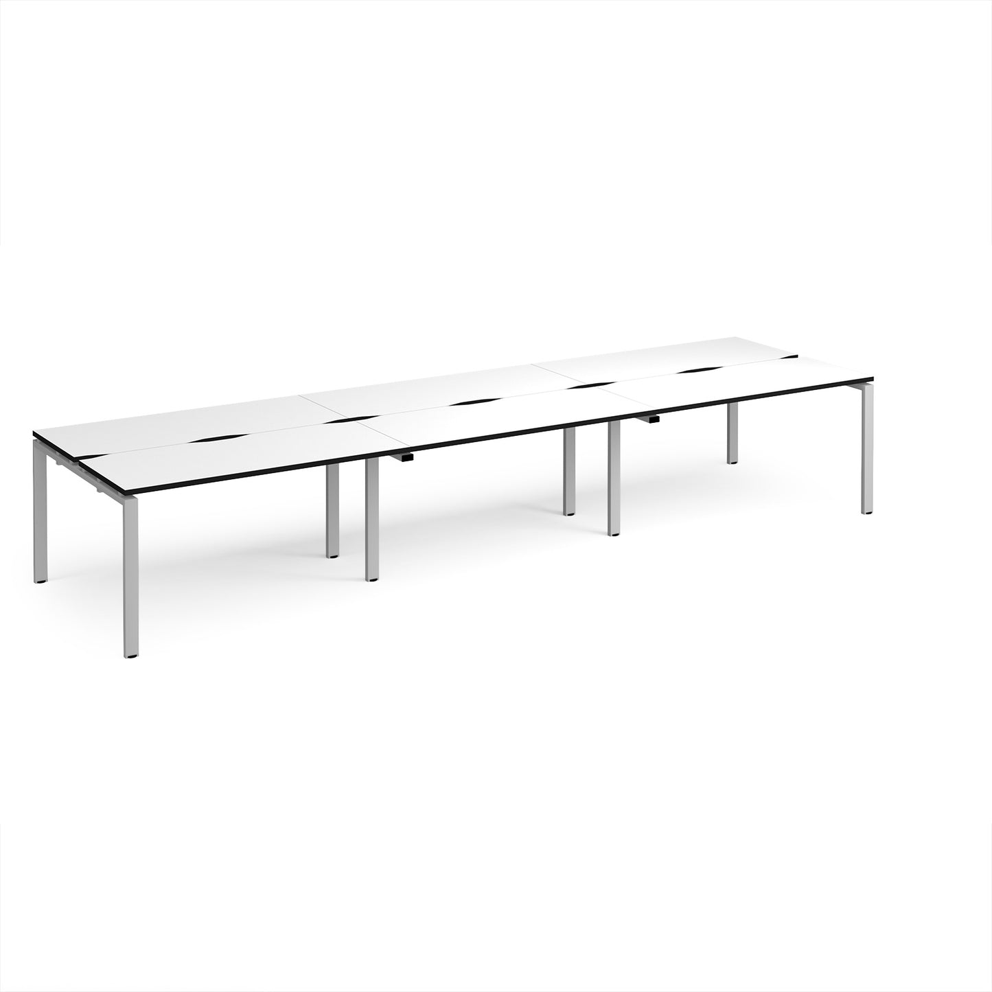 Adapt triple back to back desks 1200mm deep - E4212-S-WK