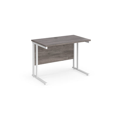 Maestro 25 cantilever 600mm deep desk - MC610WHGO