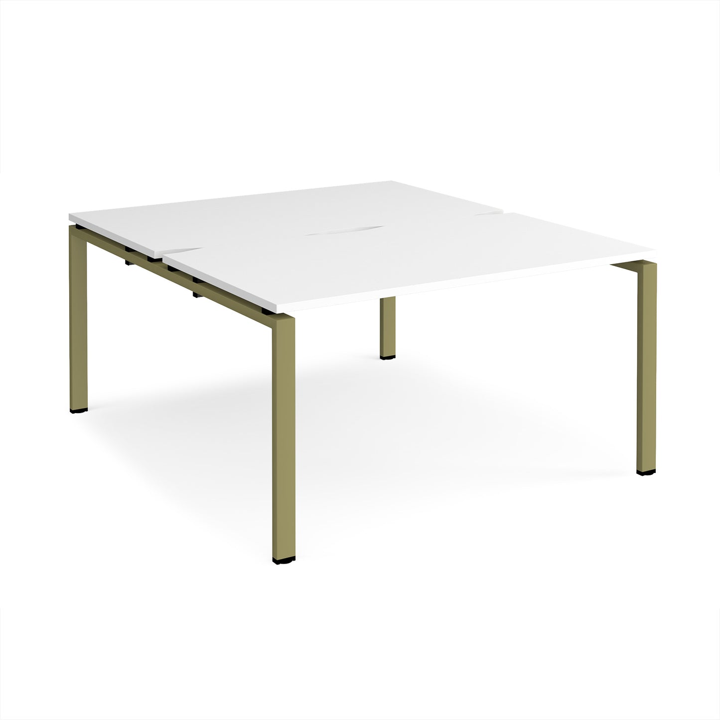 Adapt back to back desks 1600mm deep - E1416-GN-WH