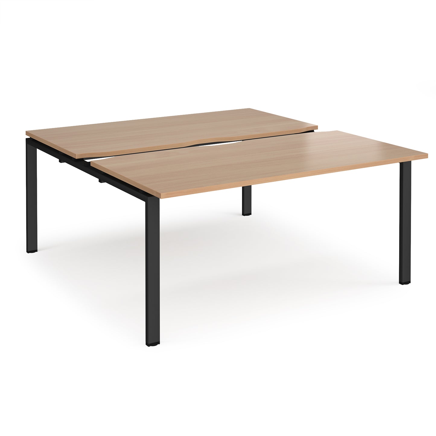 Adapt sliding top B2B desks 1600mm deep - STE1616-K-B