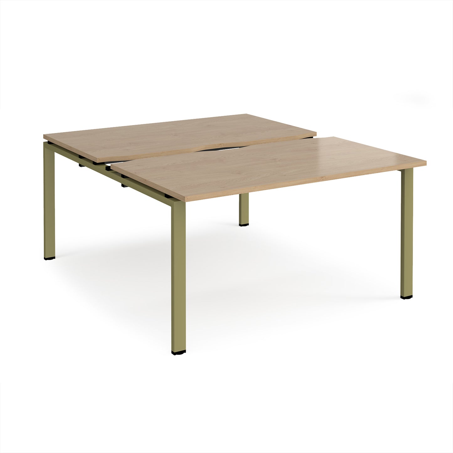 Adapt sliding top B2B desks 1600mm deep - STE1416-GN-KO