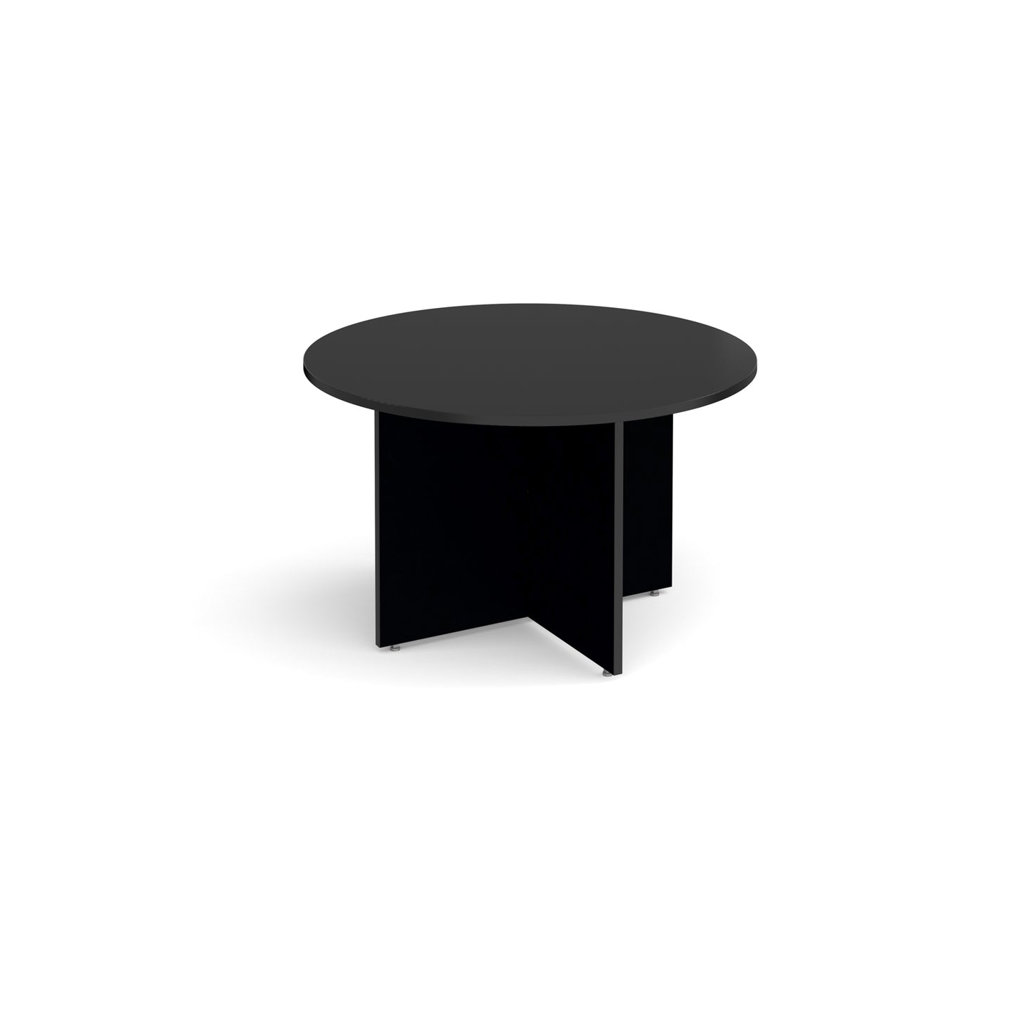 Arrow head leg circular meeting table - RT12BK