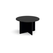 Arrow head leg circular meeting table