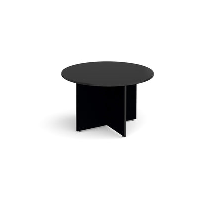 Arrow head leg circular meeting table - RT12BK