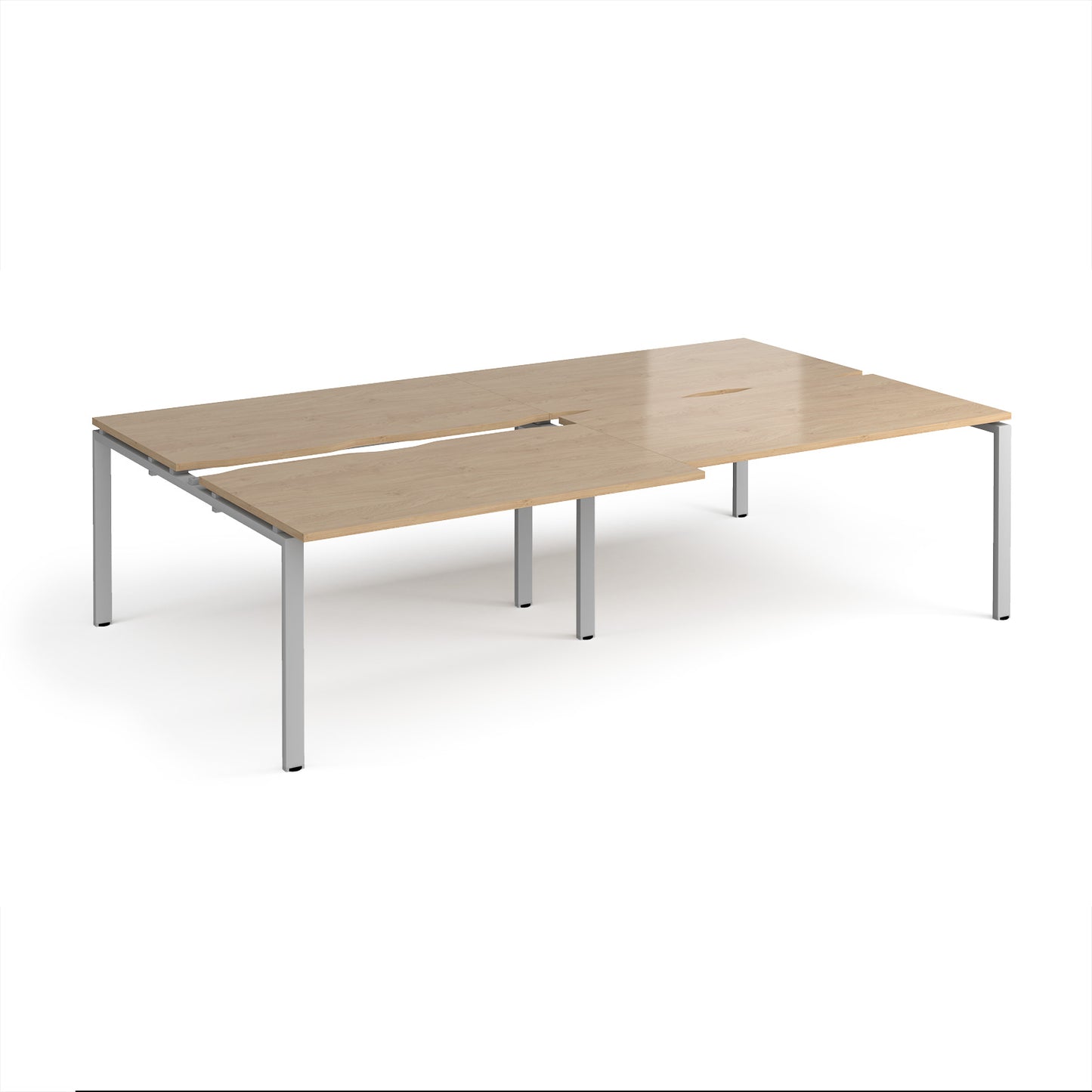 Adapt sliding top double B2B desks 1600mm deep - STE2816-S-KO