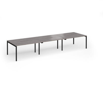 Connex Plus Goal Post Double Back to Back Desks 1200mm deep - GCO4212-K-GO