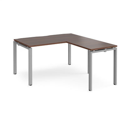 Adapt straight desk with return - ER1488-S-W
