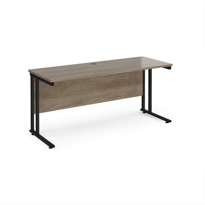 Maestro 25 cantilever 600mm deep desk - MC616KNO