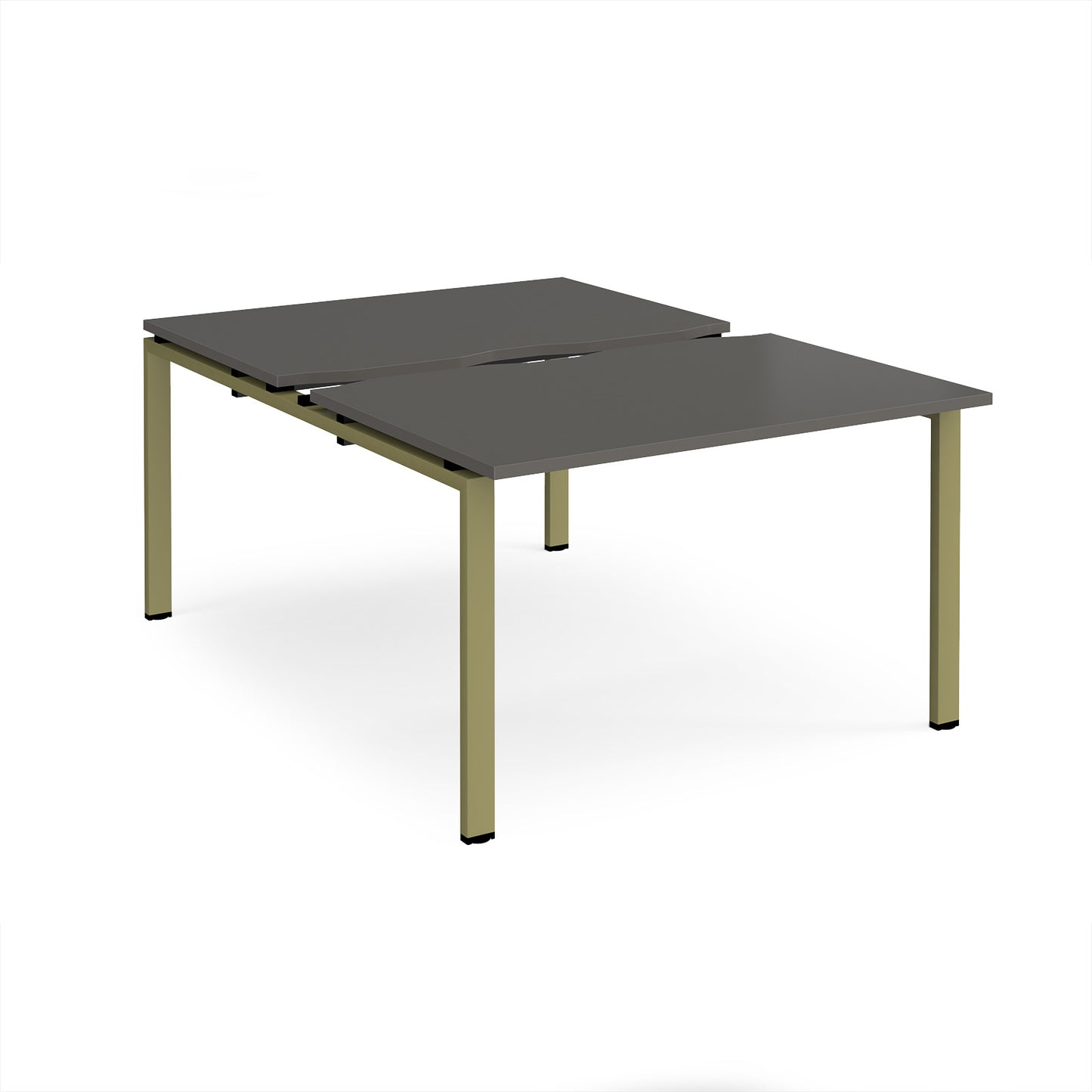 Adapt sliding top B2B desks 1600mm deep - STE1216-GN-OG