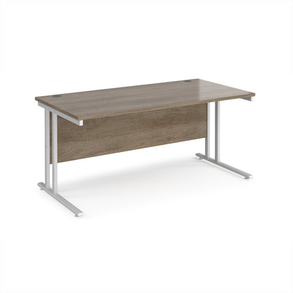 Maestro 25 cantilever 800mm deep desk - MC16WHNO