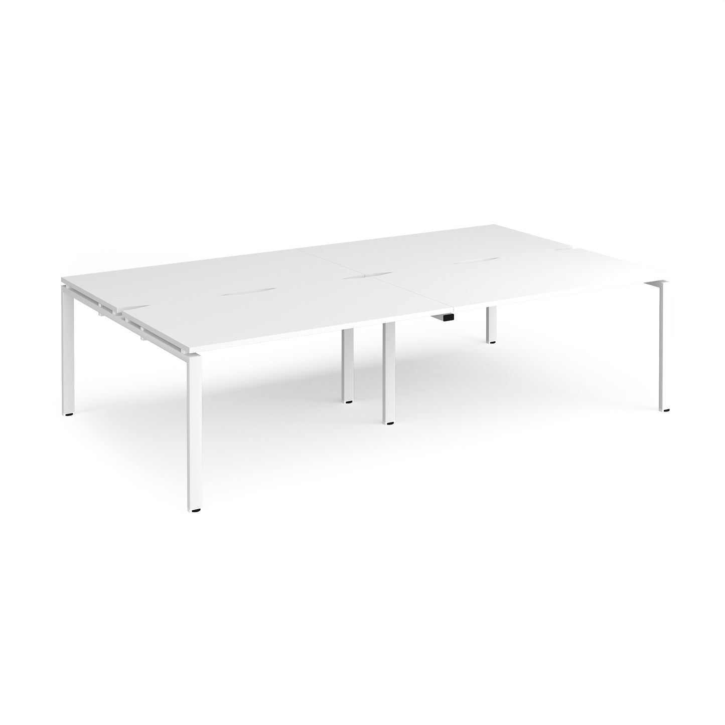 Adapt double back to back desks 1600mm deep - E2816-WH-WH
