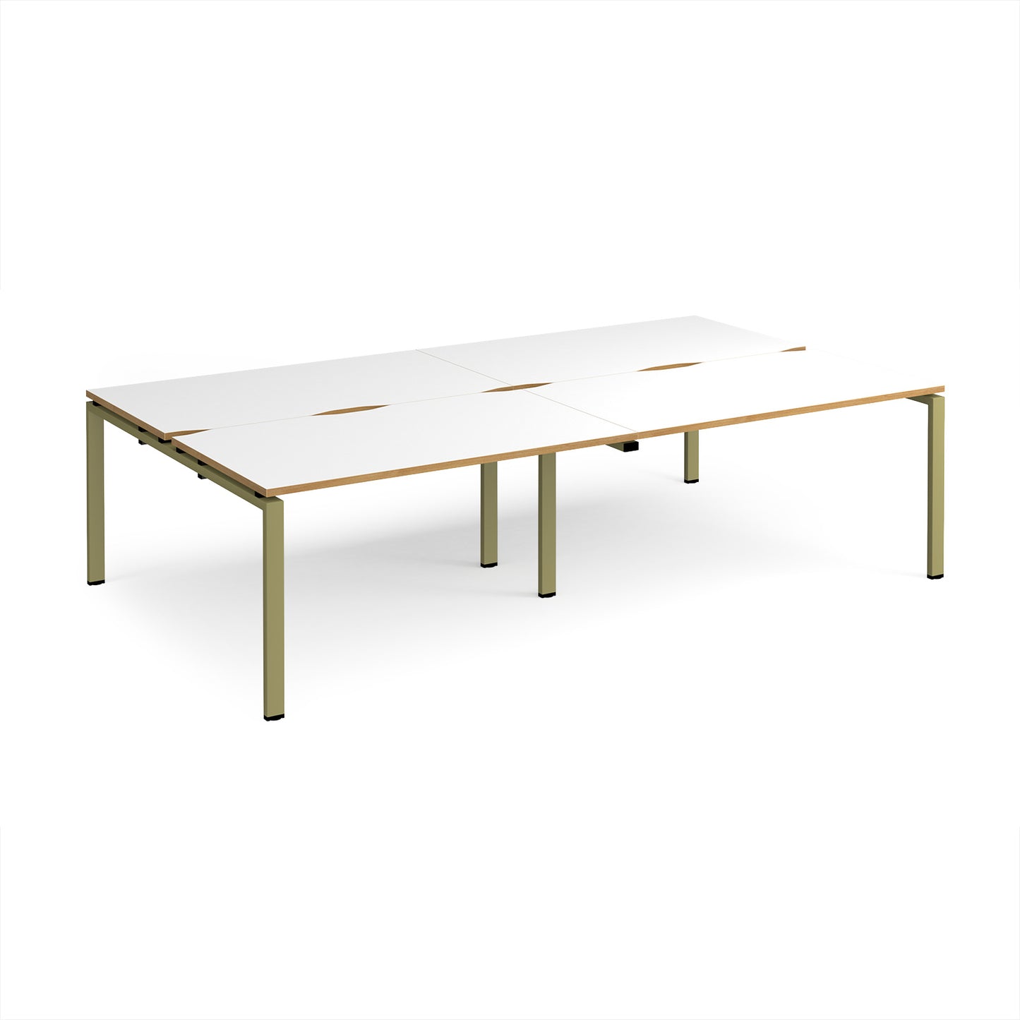 Adapt double back to back desks 1600mm deep - E2816-GN-WO