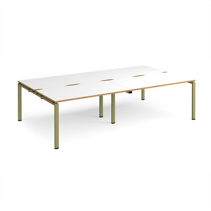 Adapt double back to back desks 1600mm deep - E2816-GN-WO