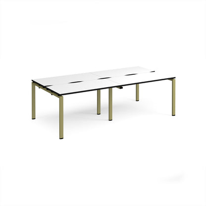 Adapt double back to back desks 1200mm deep - E2412-GN-WK