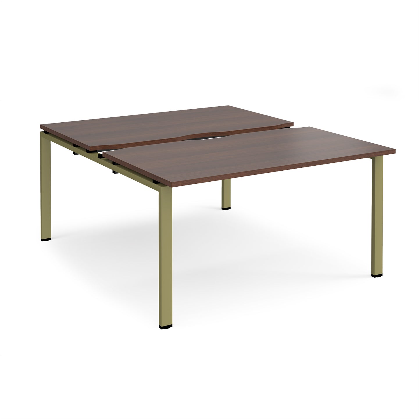 Adapt sliding top B2B desks 1600mm deep - STE1416-GN-W