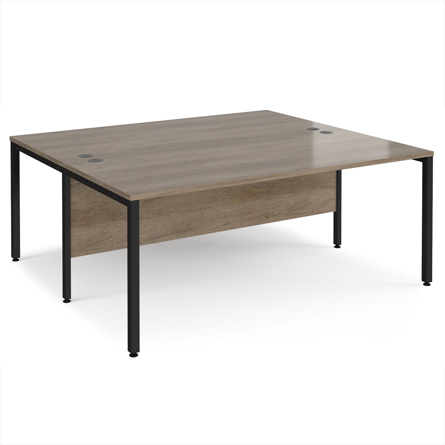Maestro 25 bench back to back straight desks 1600mm - MB1816BKNO