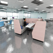 Encore high back meeting booth