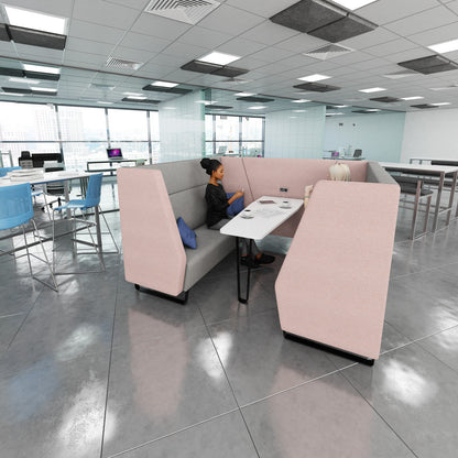 Encore high back meeting booth