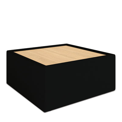 Contemporary Modular Fabric Table Unit with Beech Top