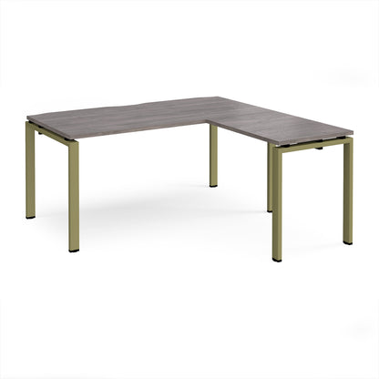Adapt straight desk with return - ER1688-GN-GO