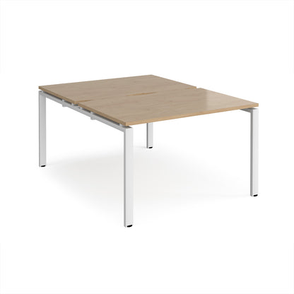 Adapt back to back desks 1600mm deep - E1216-WH-KO