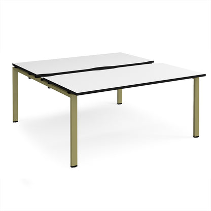 Adapt sliding top B2B desks 1600mm deep - STE1616-GN-WK
