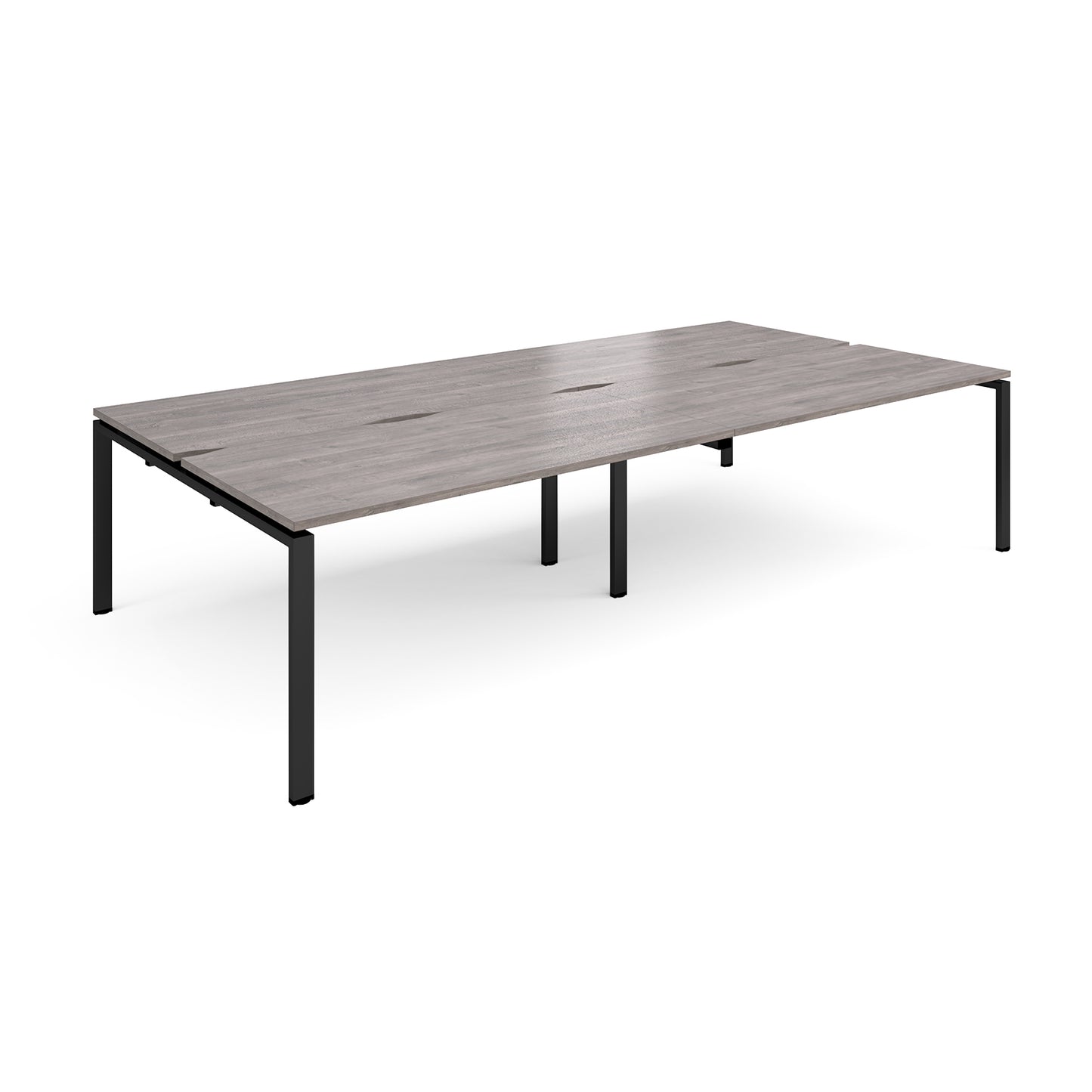 Adapt sliding top double B2B desks 1600mm deep - STE3216-K-GO