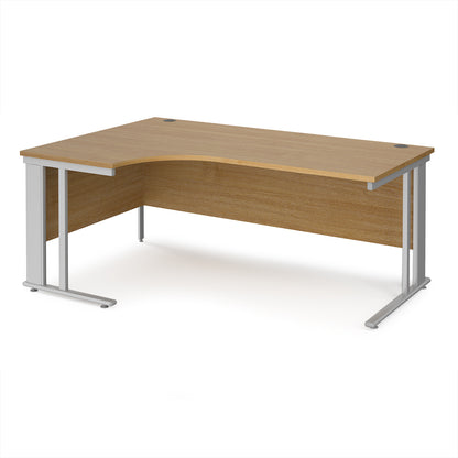 Maestro 25 cable managed left hand ergonomic desk - MCM18ELSO