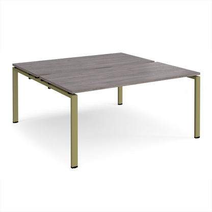 Adapt back to back desks 1600mm deep - E1616-GN-GO