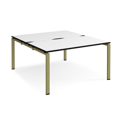 Adapt back to back desks 1600mm deep - E1416-GN-WK