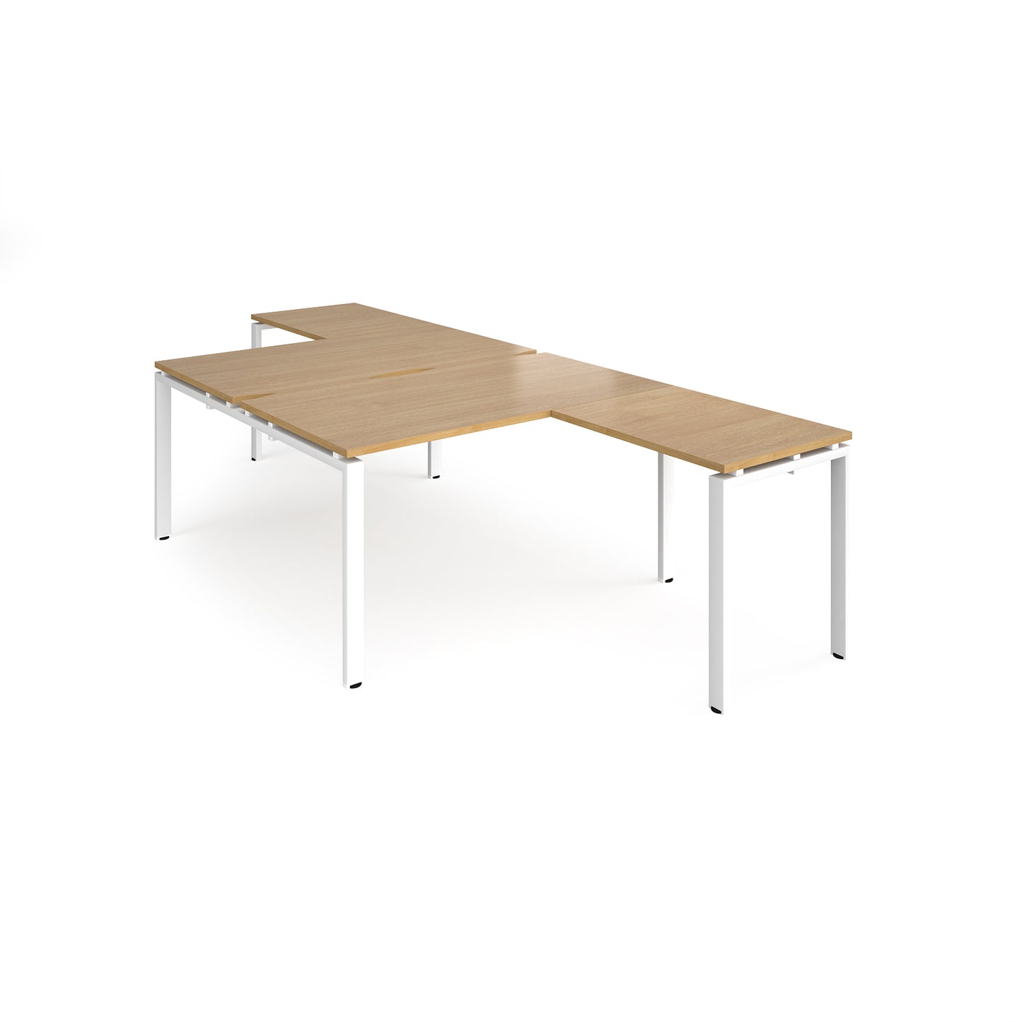 Adapt back to back desk with return - ER14168-WH-O