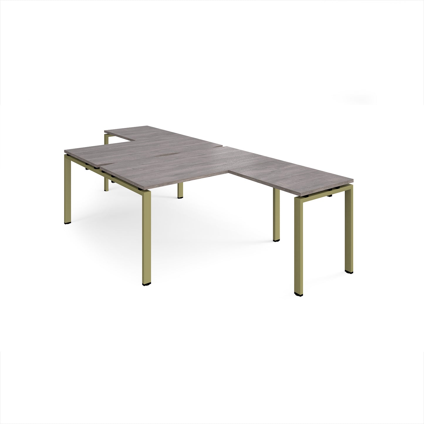 Adapt back to back desk with return - ER14168-GN-GO