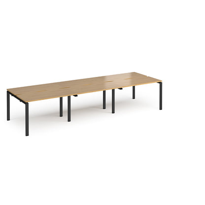 Adapt triple back to back desks 1200mm deep - E3612-K-O