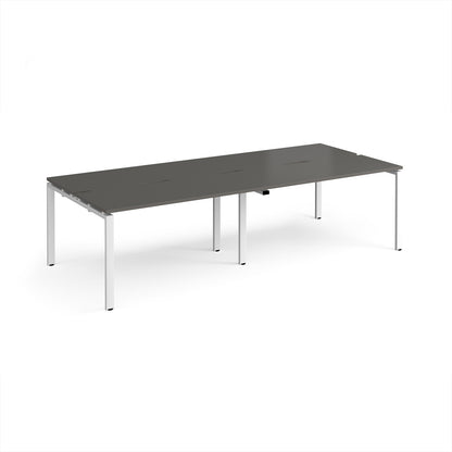 Adapt double back to back desks 1200mm deep - E2812-WH-OG