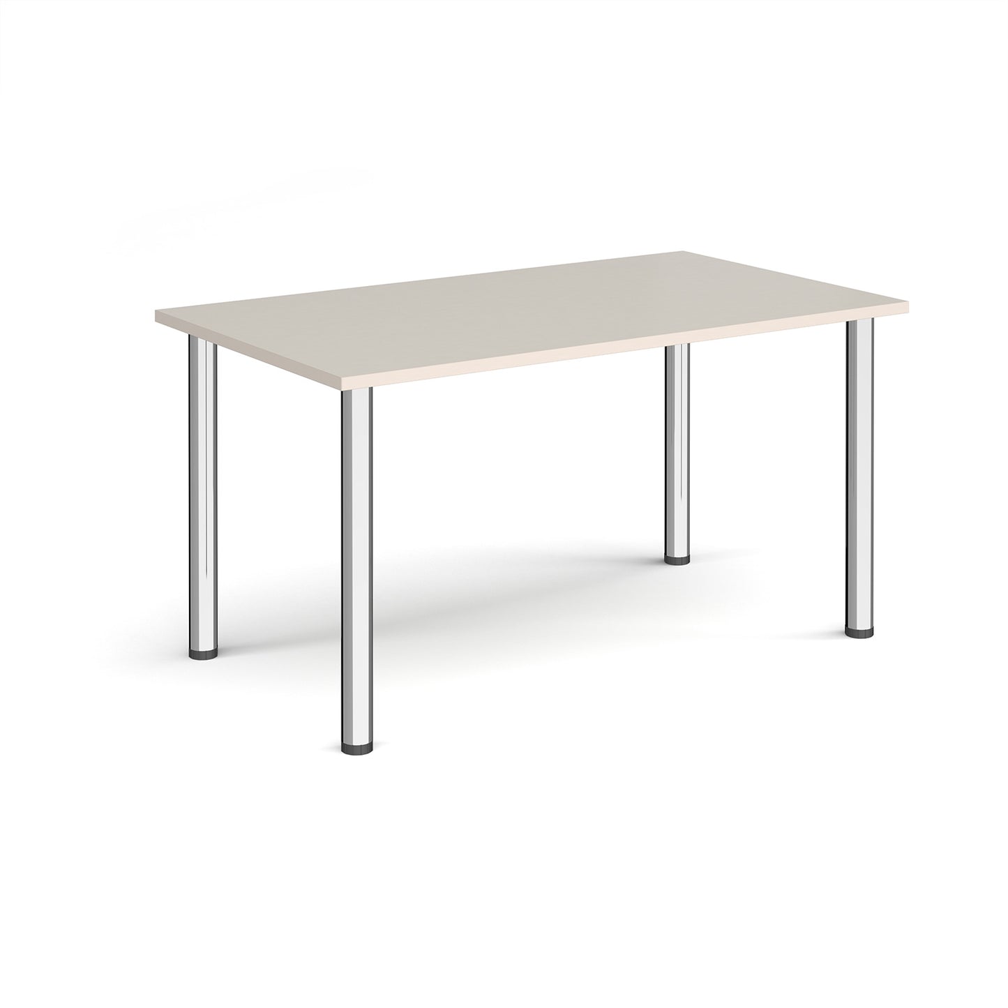Rectangular radial leg meeting table - DRL1400-C-LG